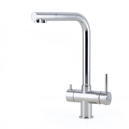 Alvito Atessa stainless steel 3 way tap, high, polished