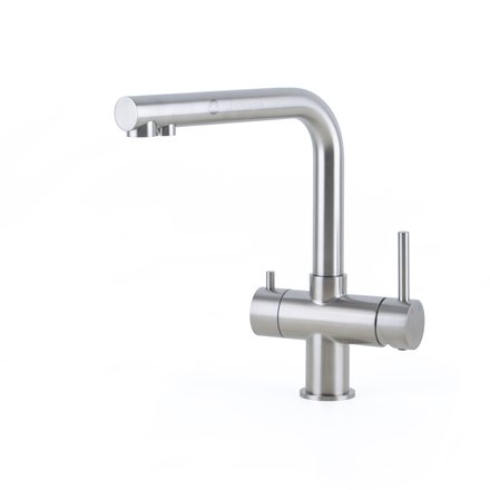 Alvito Atessa Edelstahl 3 Wege Wasserhahn, niedrig
