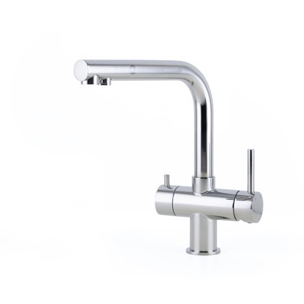 Alvito Atessa Edelstahl 3 Wege Wasserhahn, niedrig