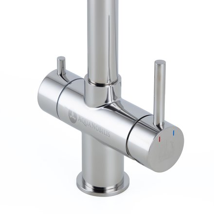 Alvito Atessa Edelstahl 3 Wege Wasserhahn, niedrig