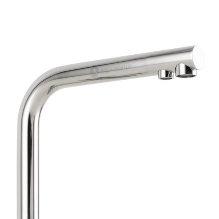 Alvito Atessa Edelstahl 3 Wege Wasserhahn, niedrig