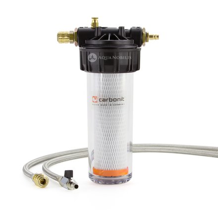 Under the counter water filter Carbonit VARIO-HP Universal with IFP Puro filter cartridge and hoses